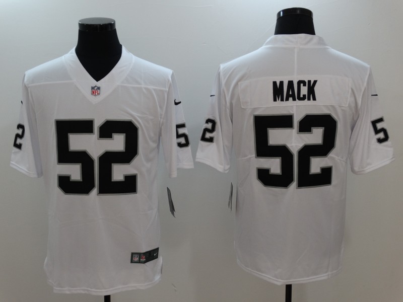 Men's Las Vegas Raiders Khalil Mack #52 White Jersey